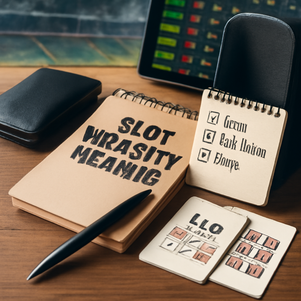 Slot volatility meaning: low, medium and high risk — editorial illustration for Volatility Logs